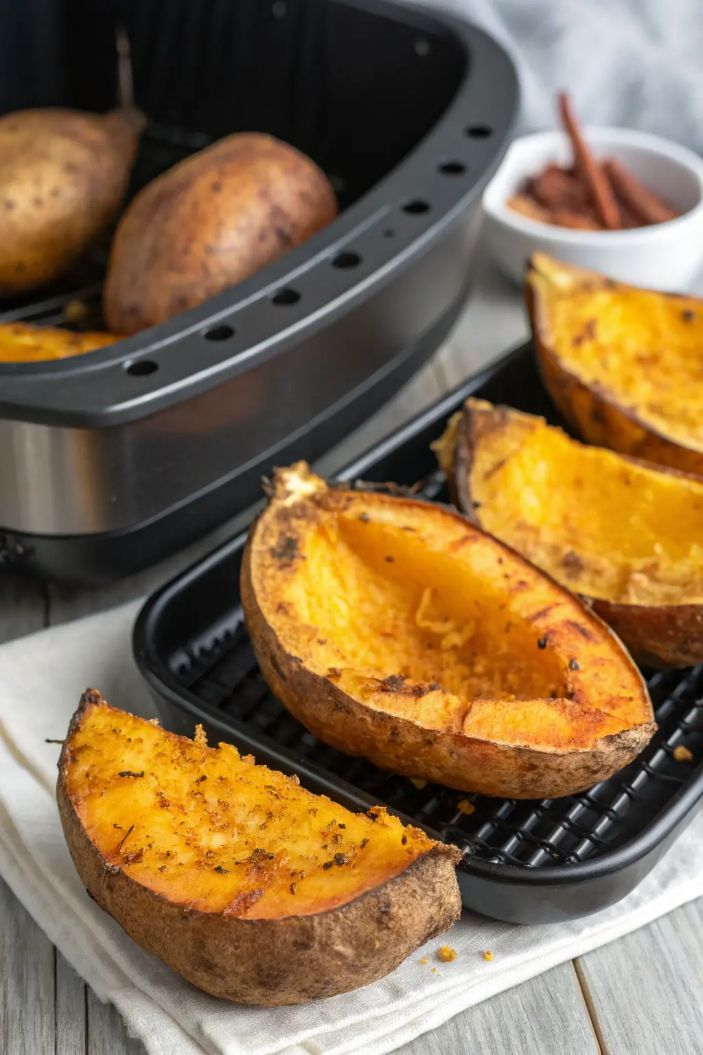 A delicious plate of Air Fryer Yacon