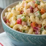 A delicious plate of Chef John's Classic Macaroni Salad