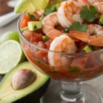 A delicious plate of Mexican-Style Shrimp Cocktail