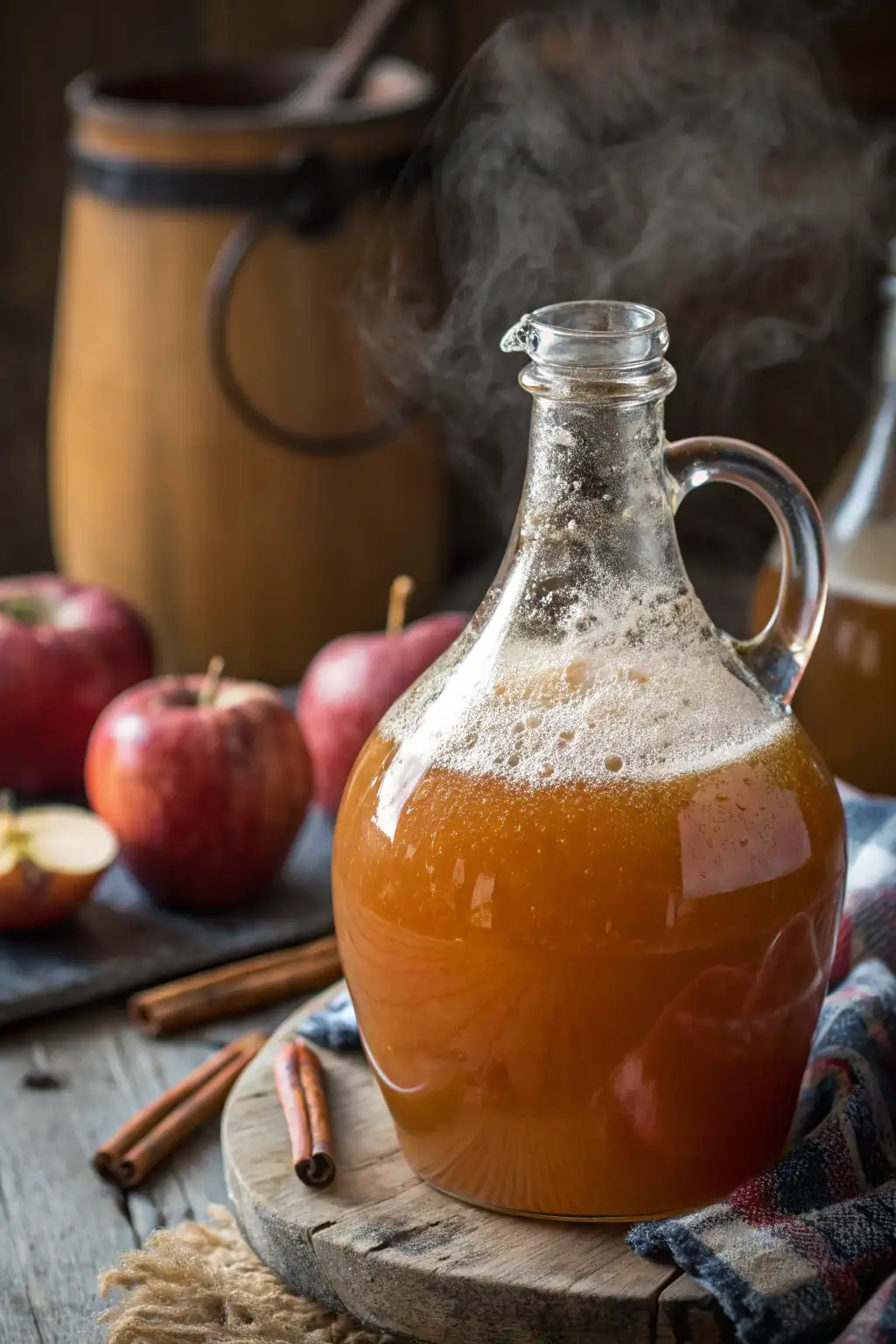 A delicious plate of Old Virginia Wassail Cider