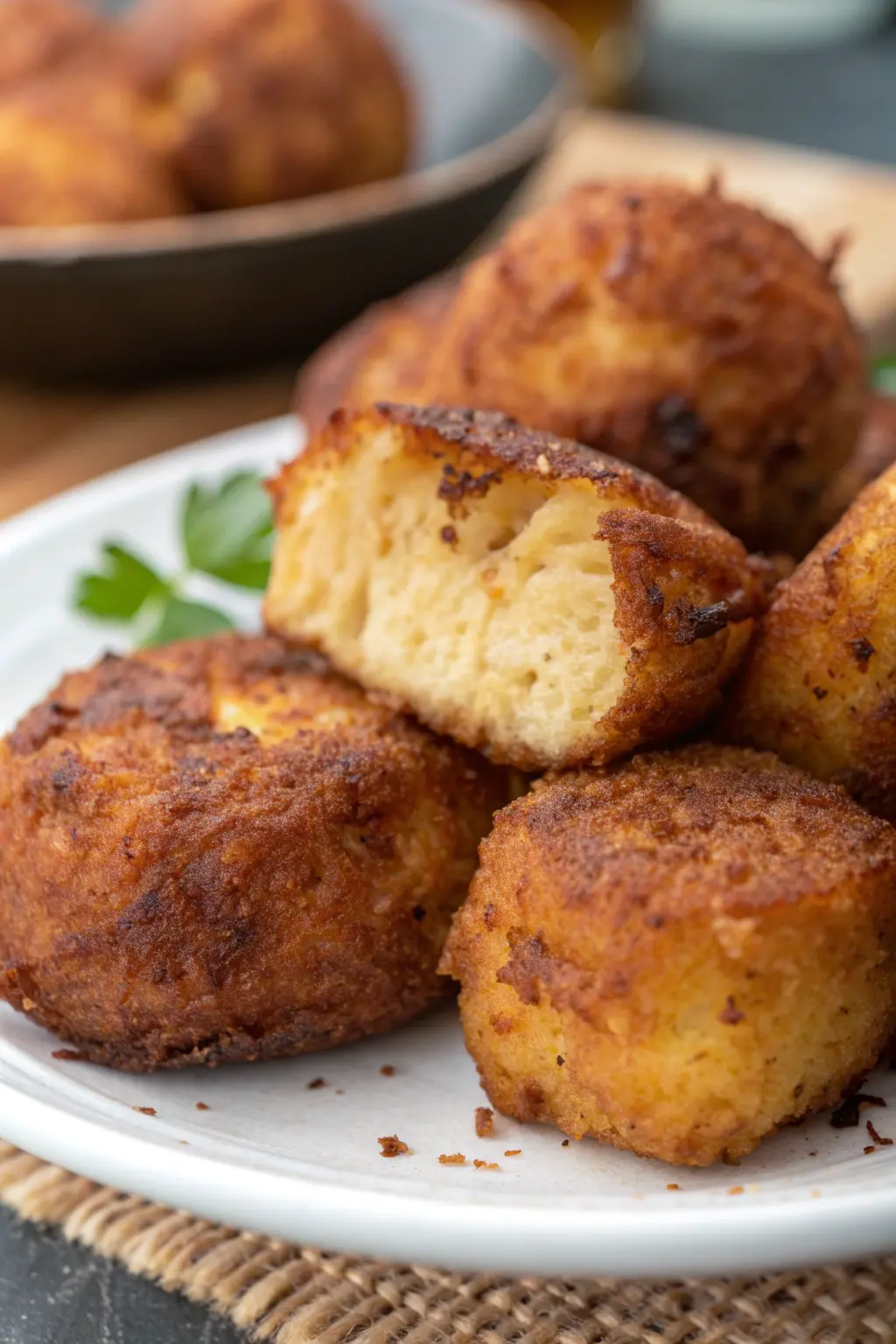 A delicious plate of Air Fryer Malanga