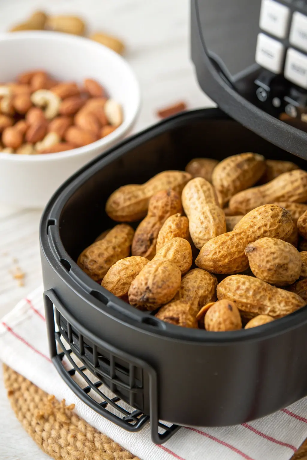 A delicious plate of Air Fryer Groundnut