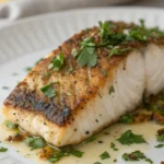 A delicious plate of Air Fryer Mahi Mahi