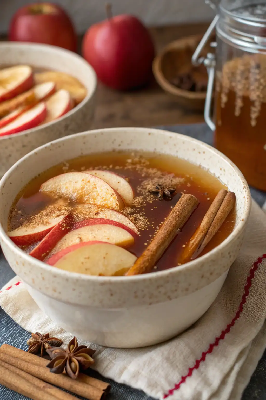 A delicious plate of Hot Cider Punch