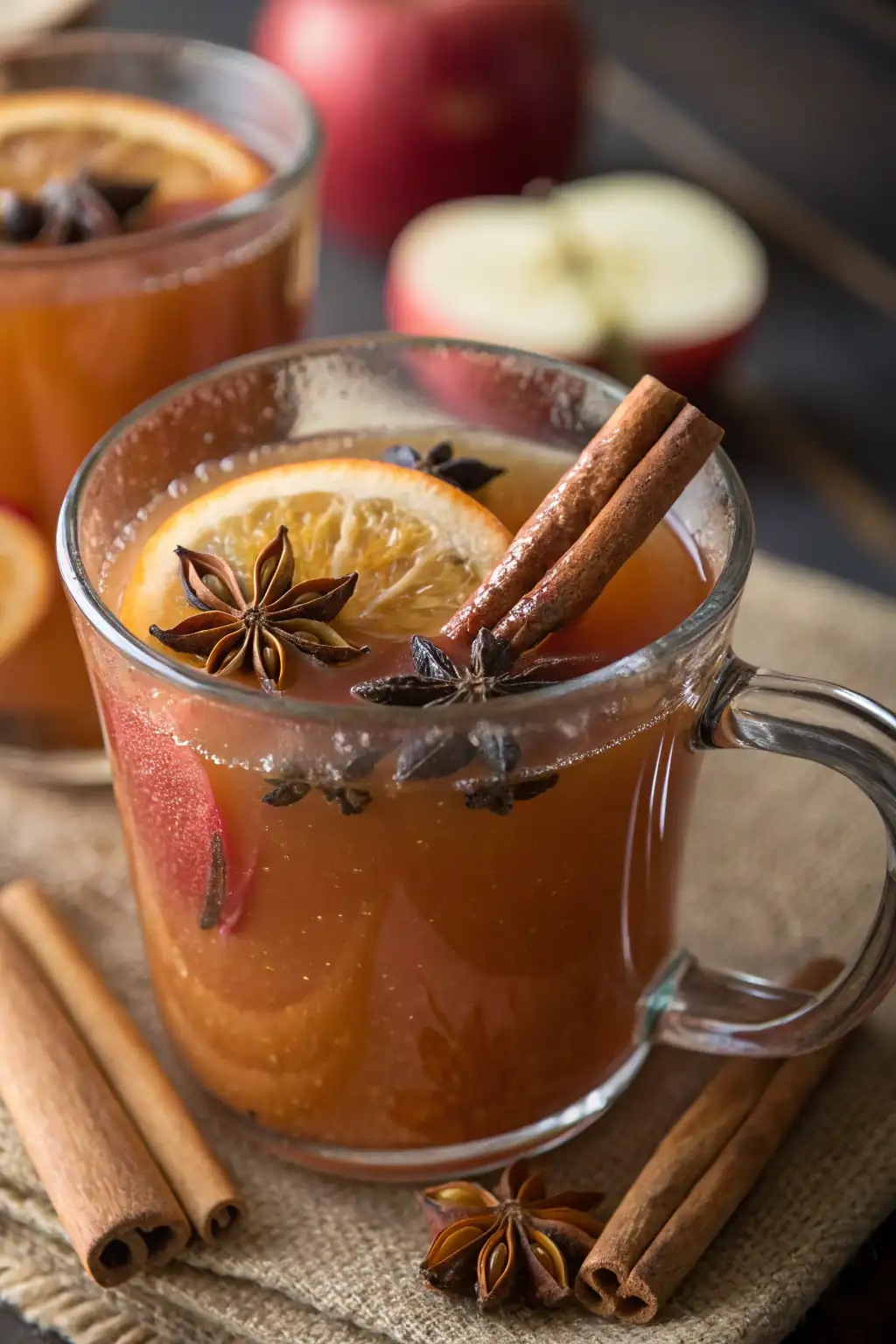 A delicious plate of Hot Cider Punch