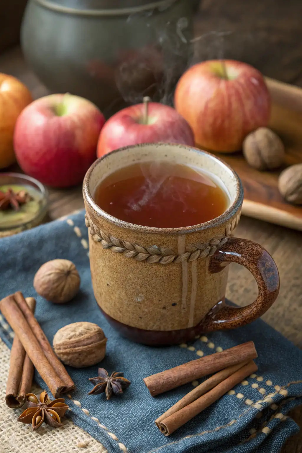A delicious plate of Old Virginia Wassail Cider