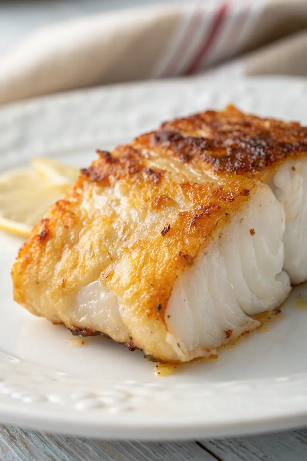 A delicious plate of Air Fryer Cod