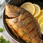 A delicious plate of Air Fryer Tilapia
