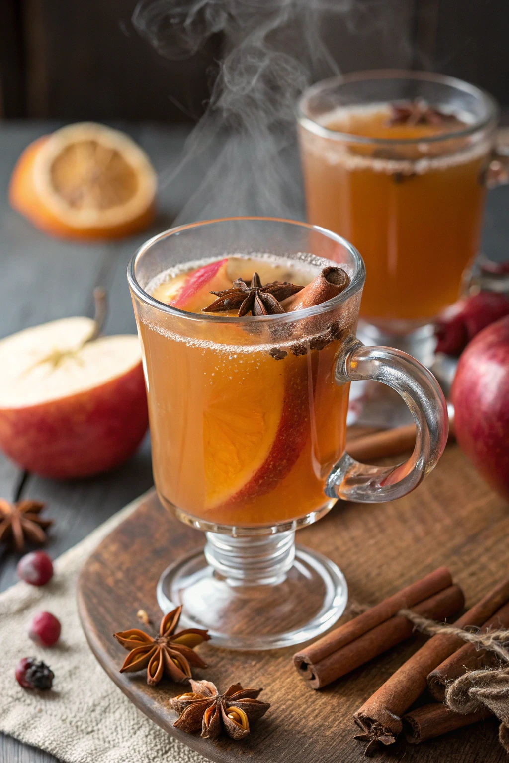 A delicious plate of Updated Mulled Cider