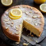 A delicious plate of Almond Cake