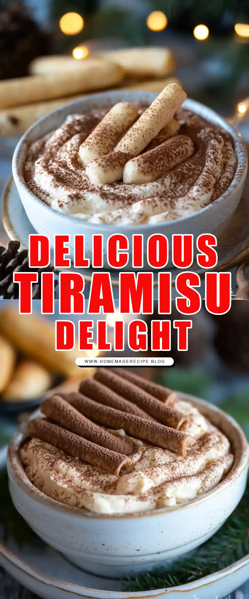 Pinterest pin (Design 1) for Tiramisu Dip