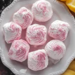 A delicious plate of Homemade Marshmallows (Zephyr) VIDEO