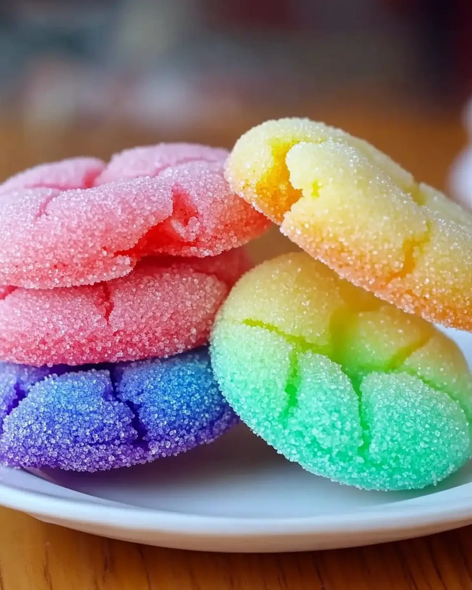 A delicious plate of Jello Sugar Cookies