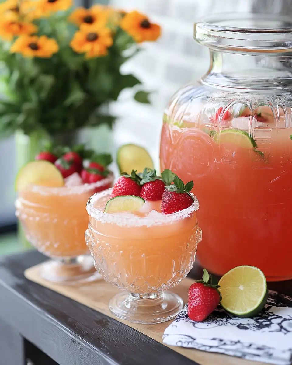 A delicious plate of Margarita Punch