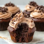 A delicious plate of Nutella Cupcakes