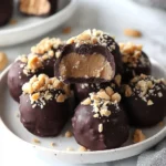 A delicious plate of Peanut Butter Truffles