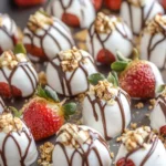 A delicious plate of S’more Dipped Strawberries Recipe