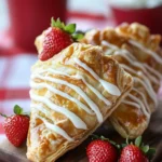 A delicious plate of Strawberry Strudels