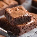 A delicious plate of The BEST Brownies