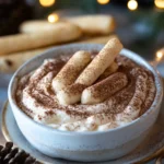 A delicious plate of Tiramisu Dip