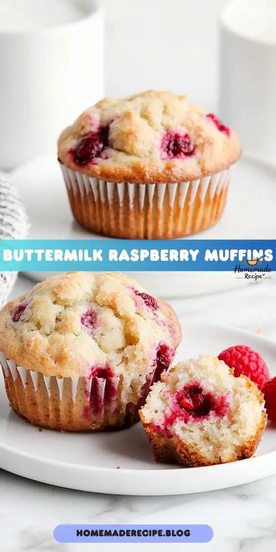 Buttermilk Raspberry Muffins