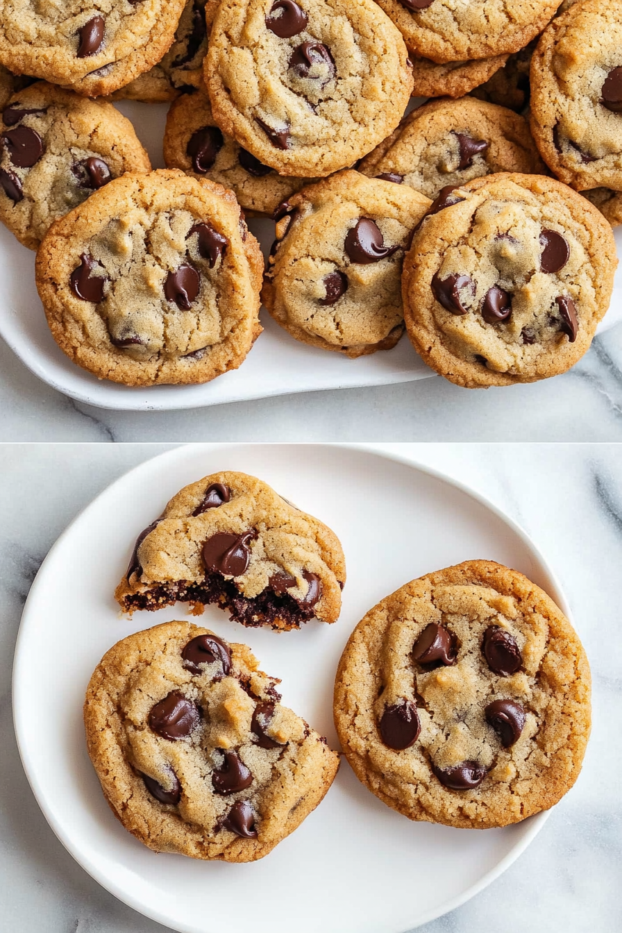 A delicious plate of Chocolate Chip Cookie Recipe With Brown Sugar
