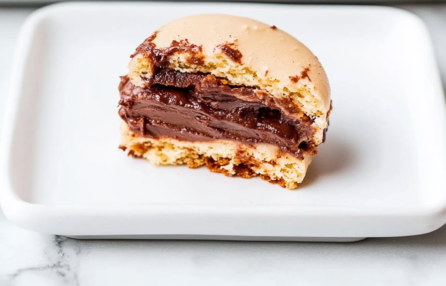 A delicious plate of Chocolate Macaron Recipe