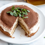 A delicious plate of Low Carb Tiramisu Mug Cake