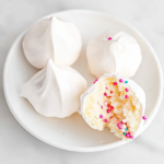 A delicious plate of Vanilla Meringue Cookies