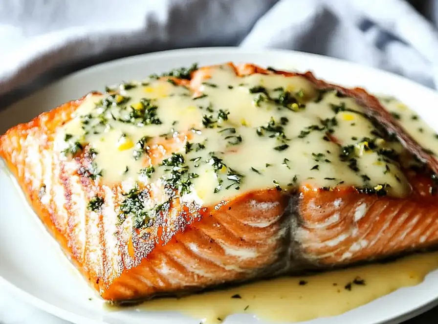 Baked Cod in Coconut Lemon Cream Sauce