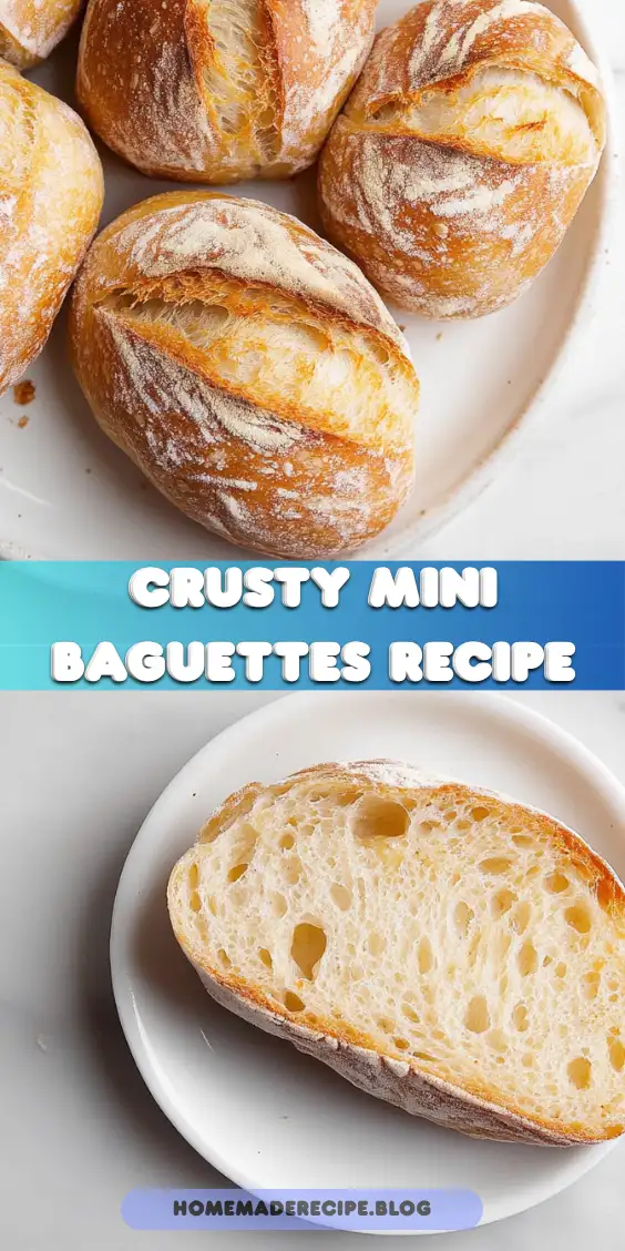 Crusty Mini Baguettes