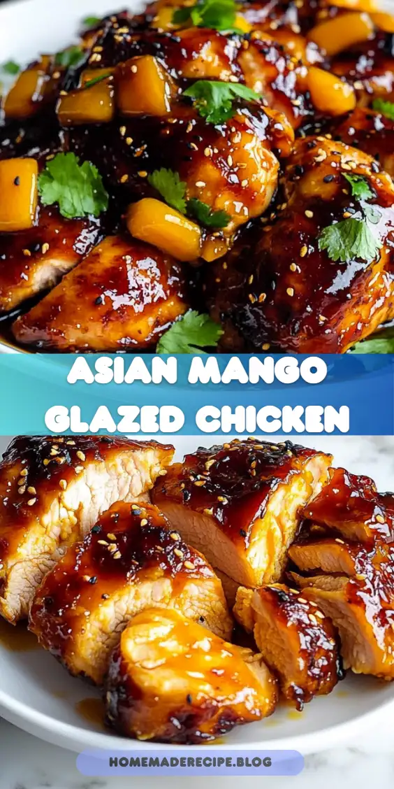 Asian Mango Glazed Chicken