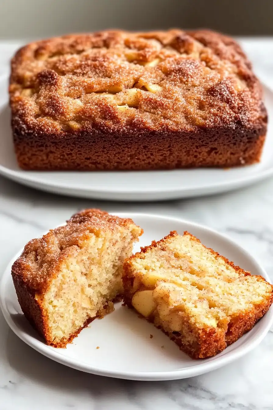 Cinnamon Sugar Apple Loaf