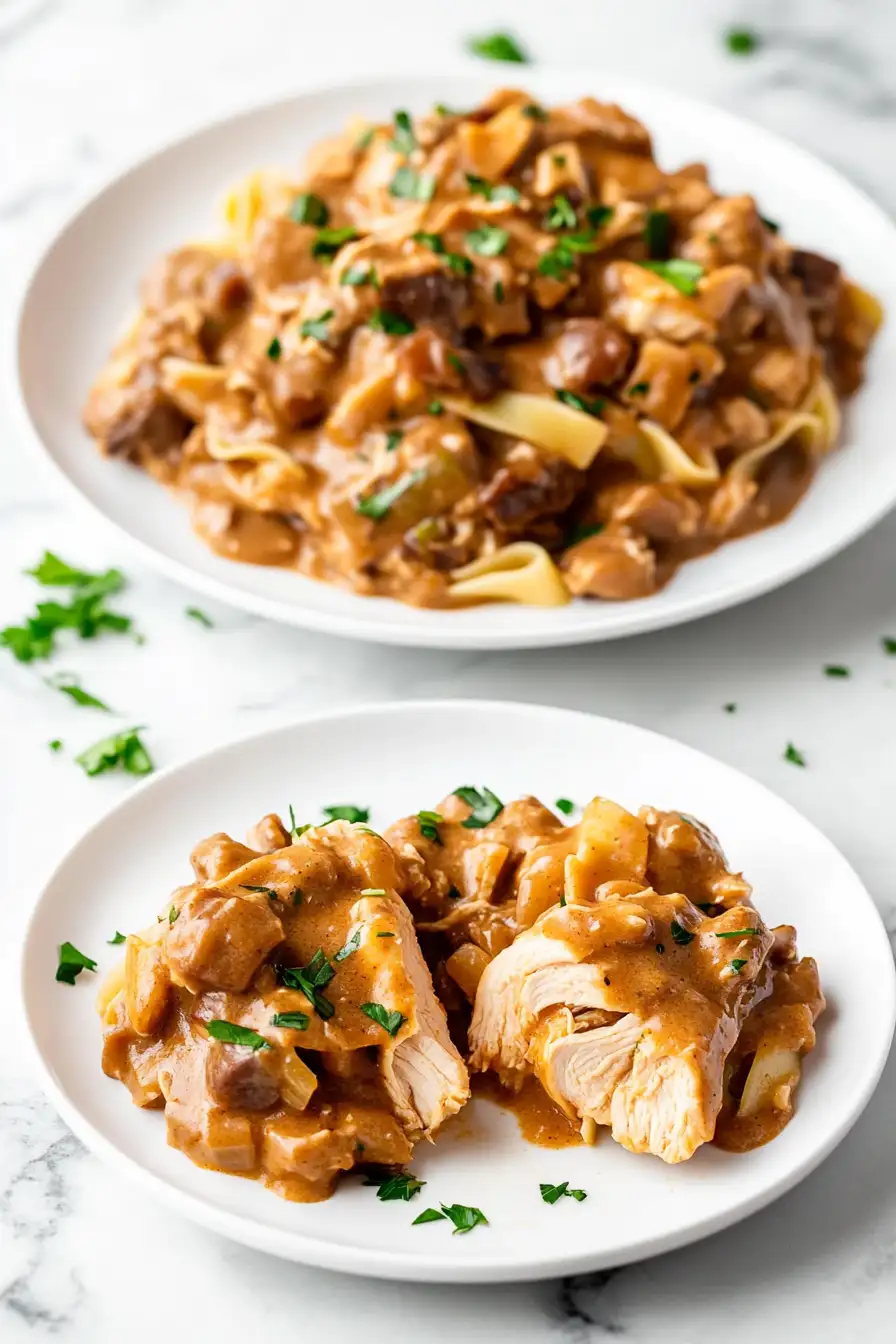 Rich Chicken Stroganoff