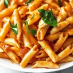 One-Pan Tangy Honey BBQ Chicken Penne