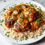 Smothered Chicken and Rice