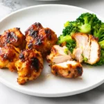 Air Fryer Chicken Bites and Broccoli