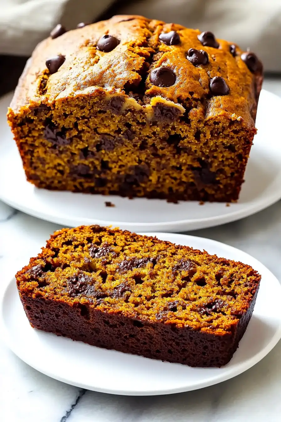 Banana Chocolate Chip Pumpkin Bread