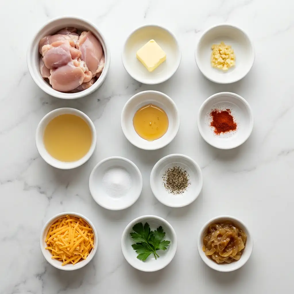 Ingredients for Texas Roadhouse Butter Chicken