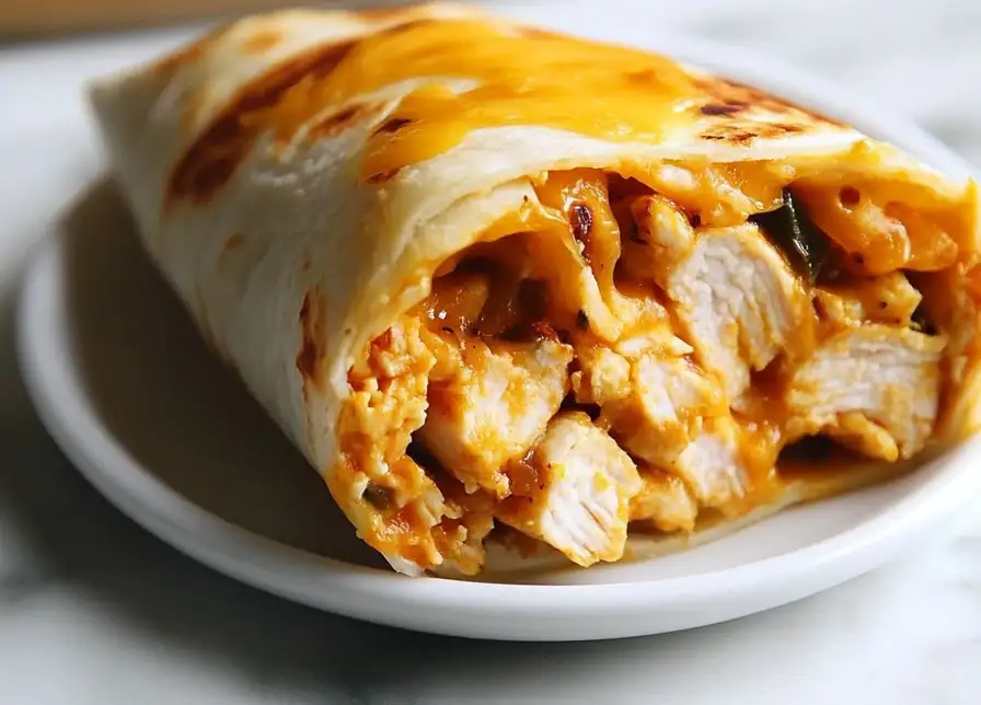 Irresistible Cheesy Garlic Chicken Wraps Ready in 15 Minutes