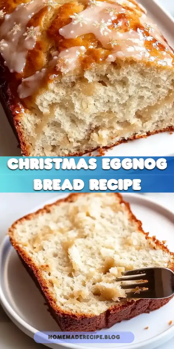 Christmas Eggnog Bread