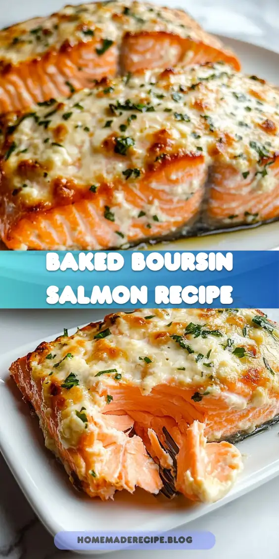 Baked Boursin Salmon
