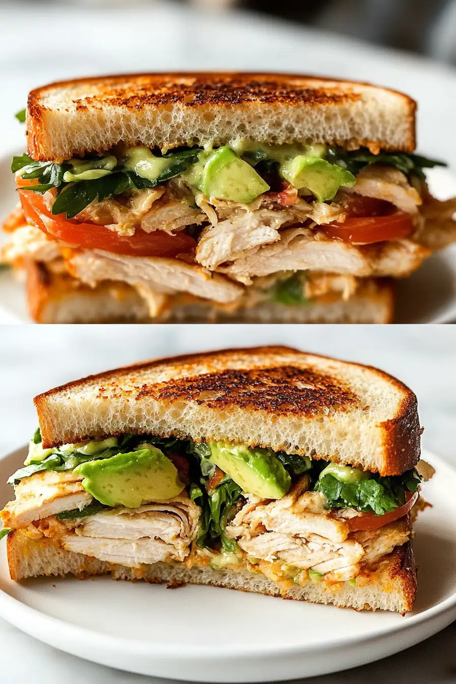 Loaded Chicken & Avocado Sandwich