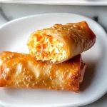 Buffalo Chicken Dip Egg Rolls