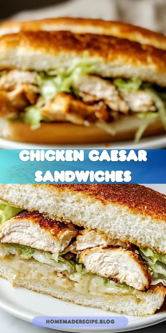 Chicken Caesar Sandwiches
