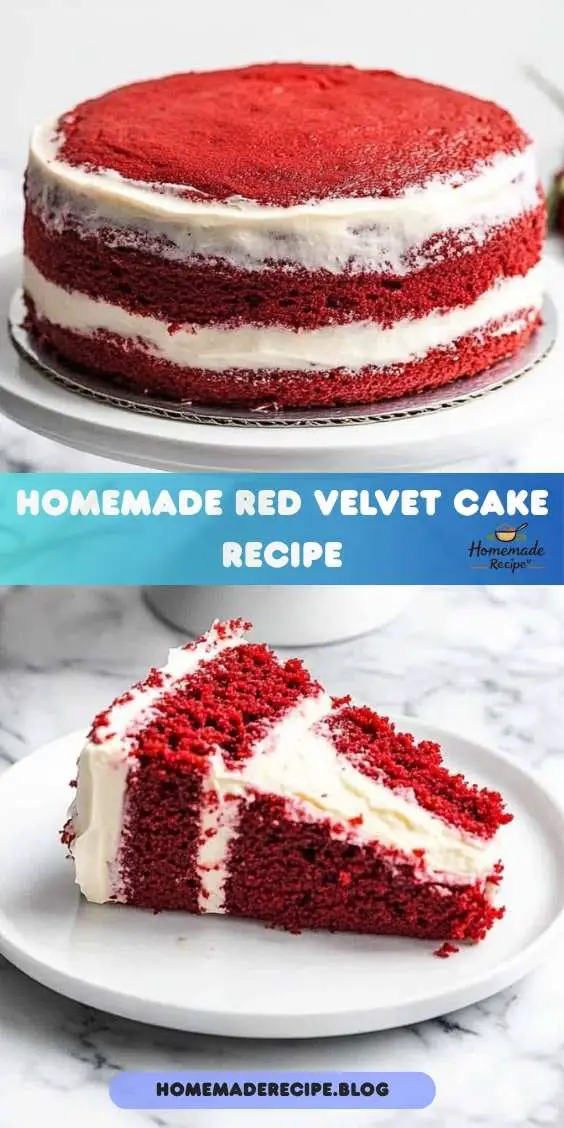 Homemade Red Velvet Cake Recipe