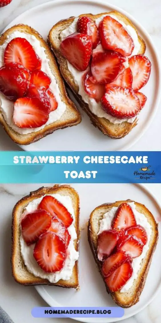 Strawberry Cheesecake Toast