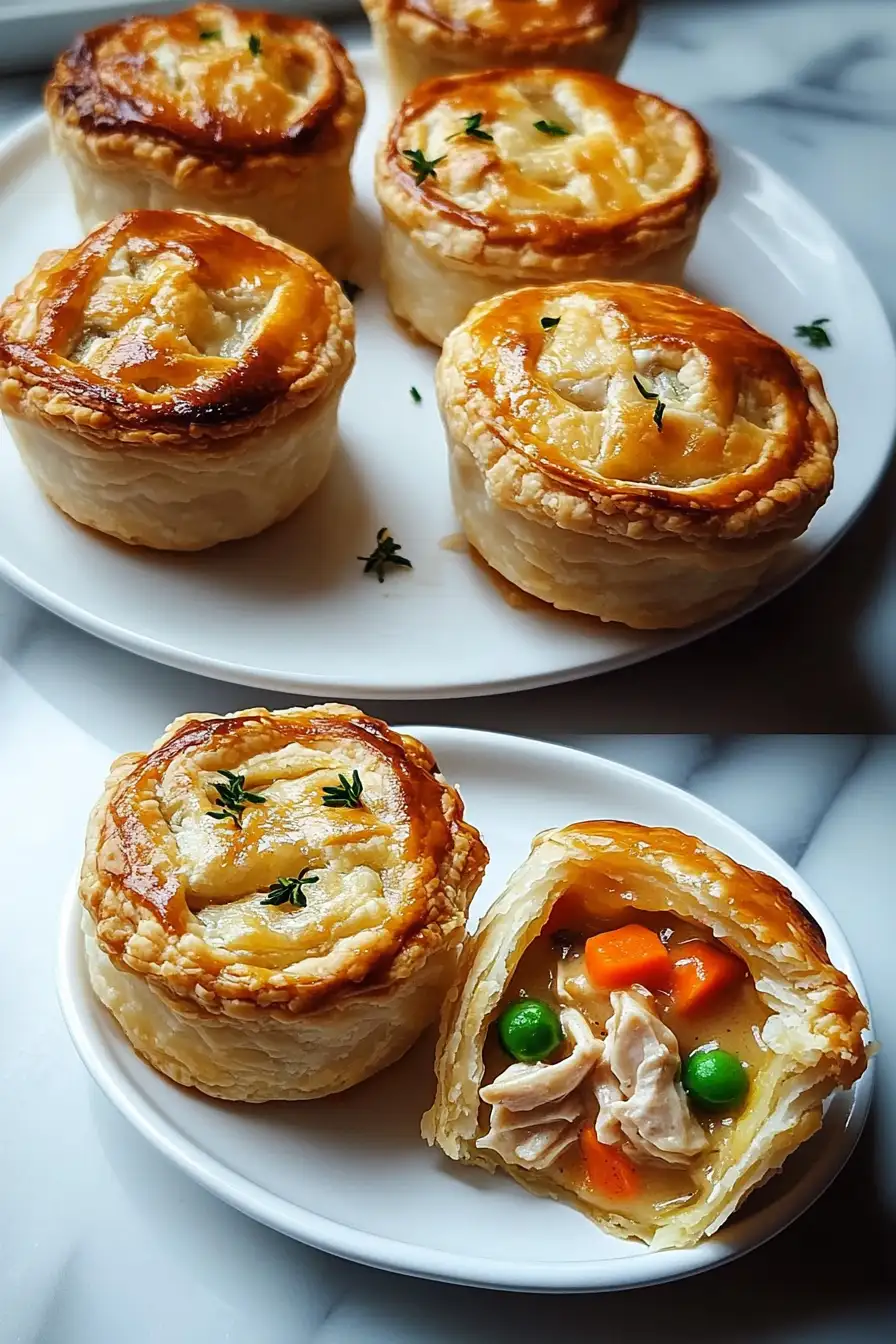 Homemade Mini Chicken Pot Pies