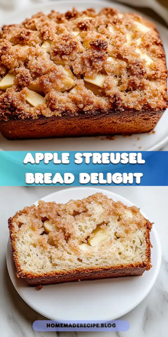 Apple Streusel Bread