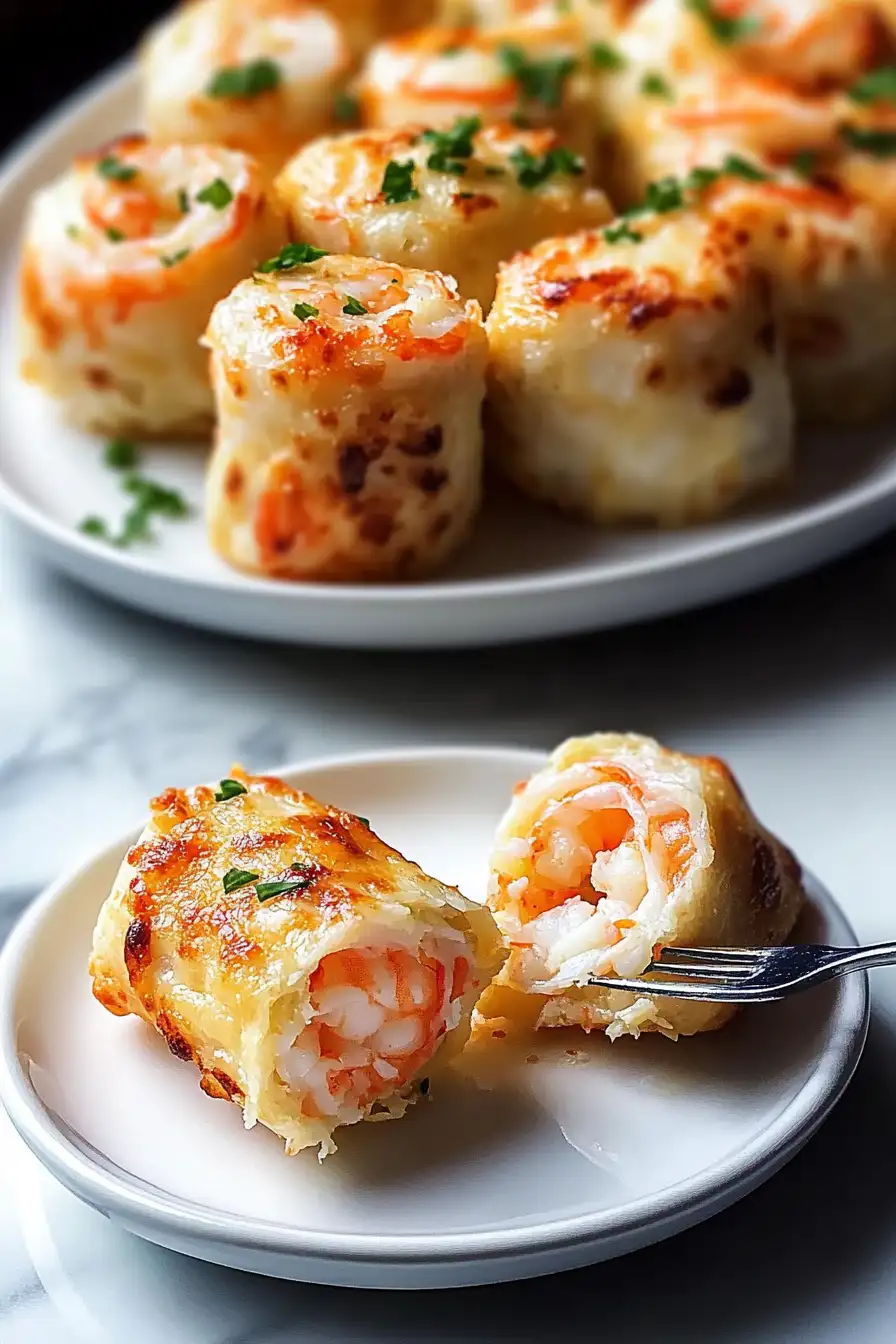 Creamy Seafood Stuffed Shells